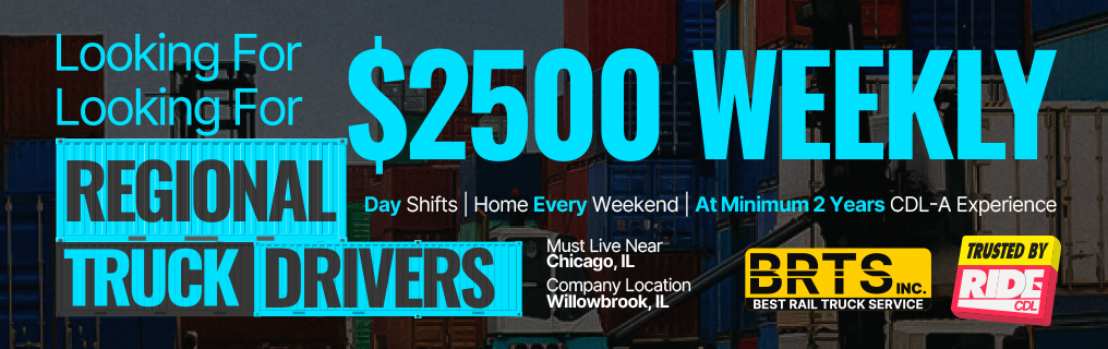 CDL-A Regional Truck Driver | $400–$500 Daily | Chicago, IL