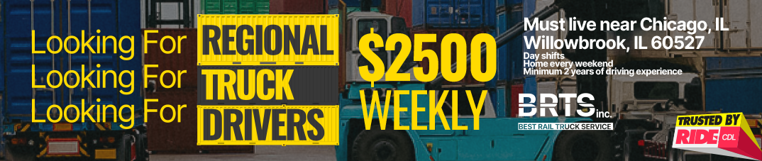 CDL-A Regional Truck Driver | $400–$500 Daily | Chicago, IL