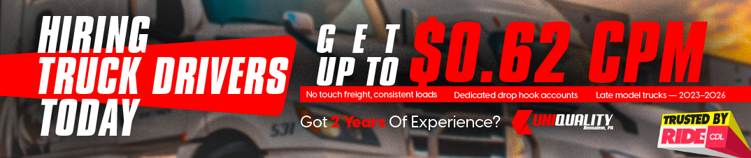 Now Hiring CDL-A Drivers – No-Touch Freight, Late-Model Cascadias | VIP